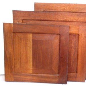 4 RAISED PANEL KITCHEN CABINET DOOR 15"x16" unfinished SOLID WOOD Cedar Peruvian
